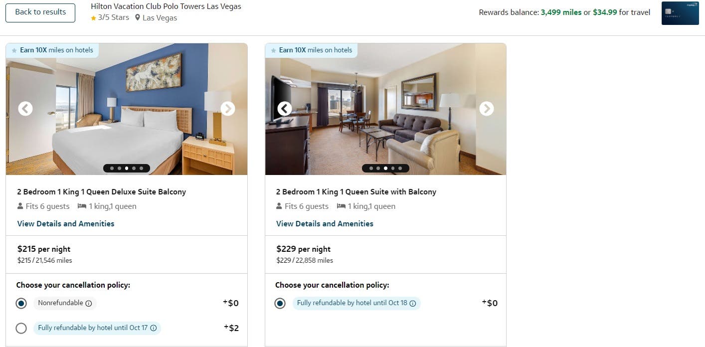 Another screenshot example from the portal of a room available.
